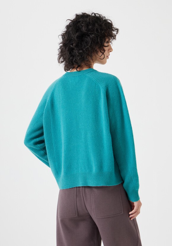 Jasmine Cashmere Rib Detail Jumper