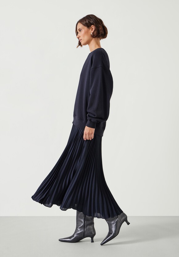 Gabriela Pleated Skirt Sweatshirt Dress