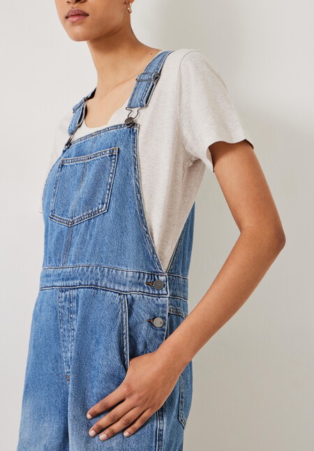Jasmine Relaxed Short Dungarees