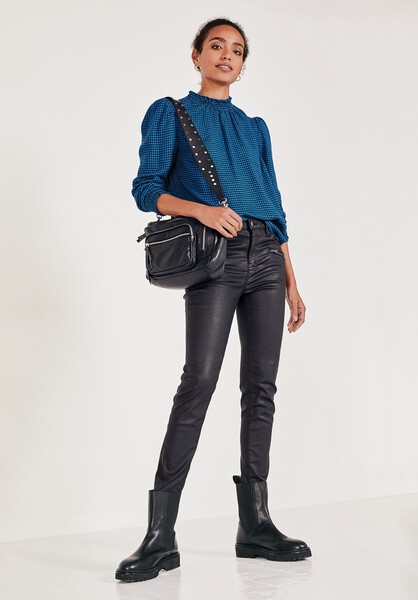 Aveline Houndstooth Blouse
