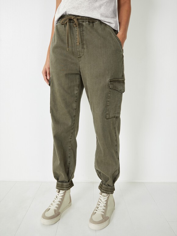 Washed Cargo Trousers