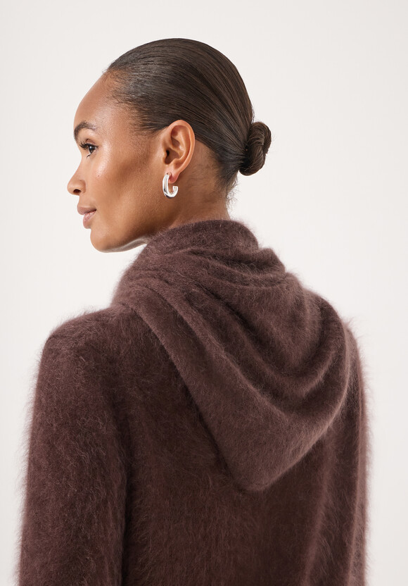 Brushed Cashmere Triange Scarf