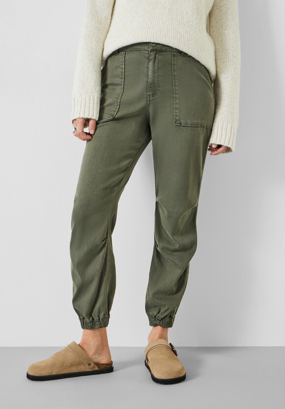 Riley Washed Cargo Trousers