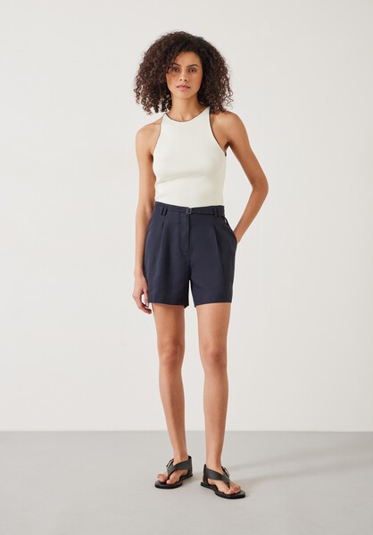 Belted Tailored Shorts