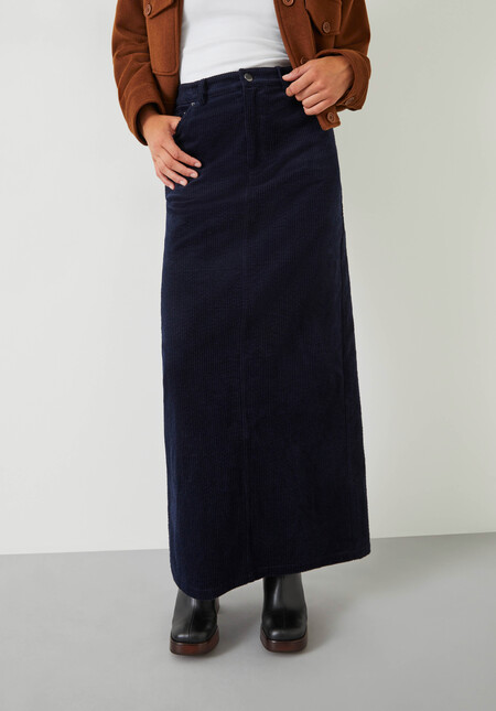 Alanna Cord Maxi Skirt