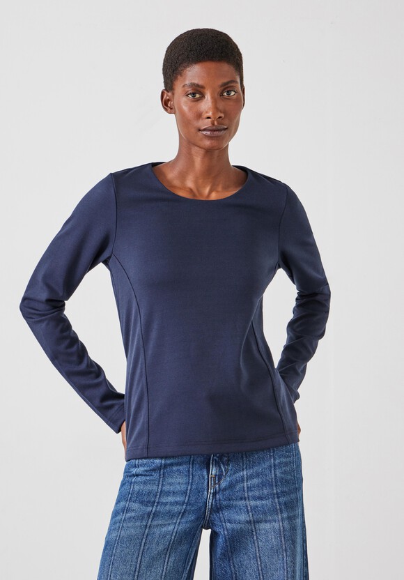 Tie Back Seamed Top