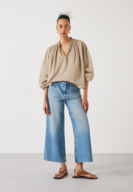 Lhea Oversized Gather Detail Blouse