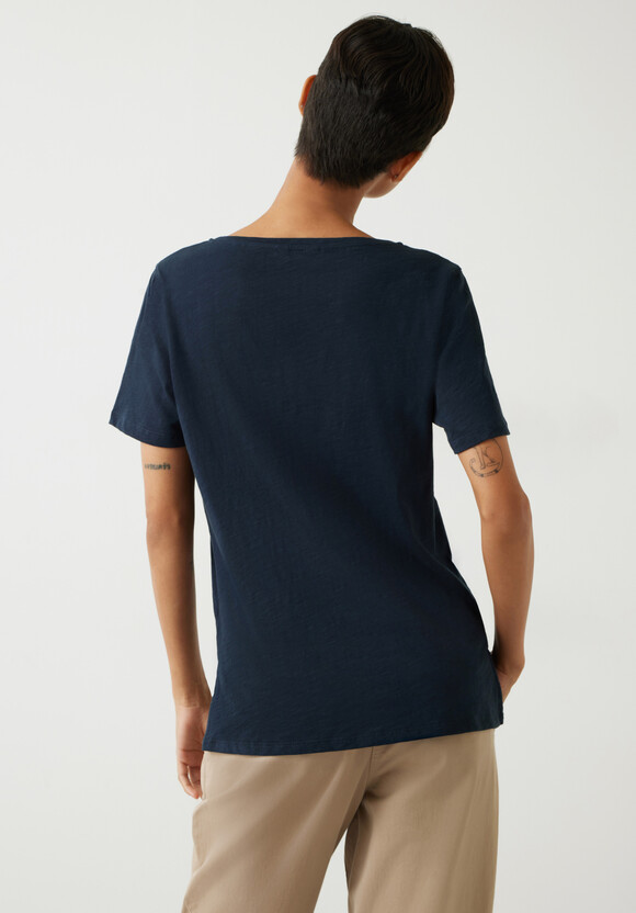 Kali Cotton Slub V-Neck T-Shirt