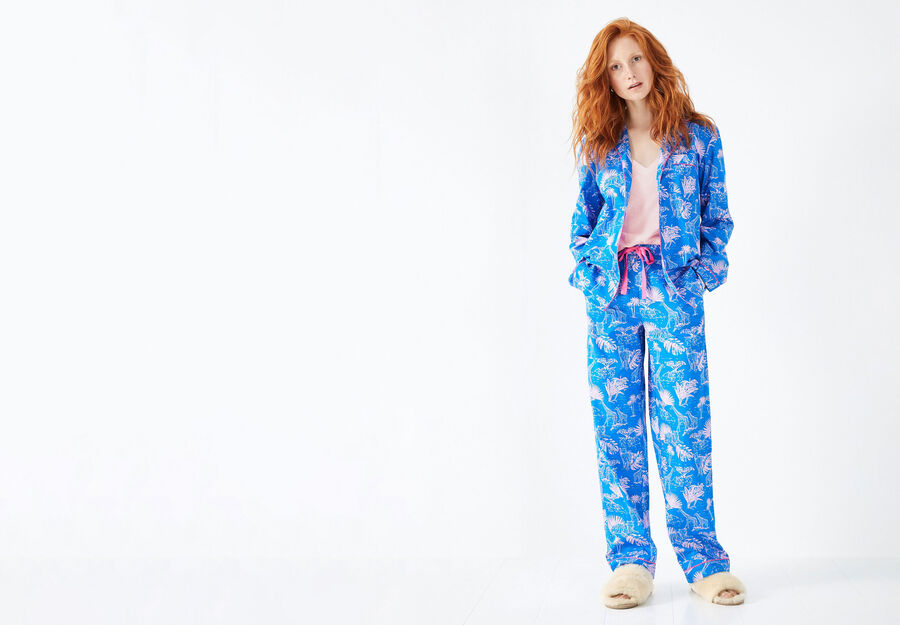 Isla Printed Cotton Pyjama Set