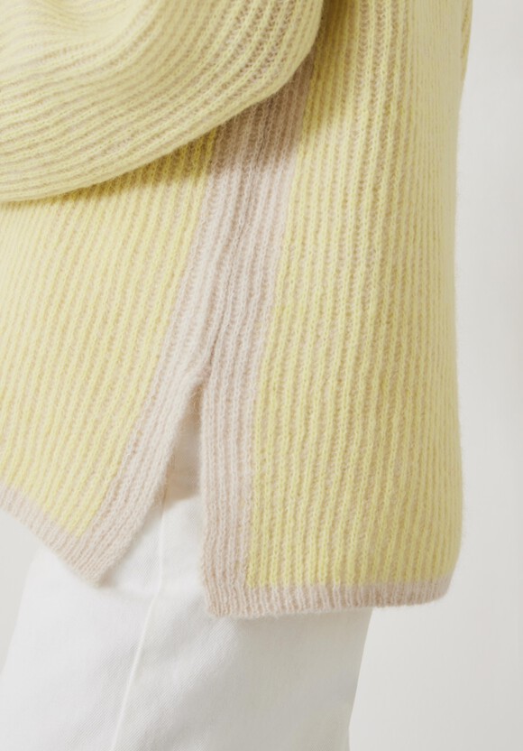 Arlowe Oversized Wool Blend V Neck Jumper