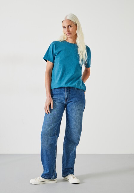 Hattie Cotton Slub Crew Neck T-Shirt