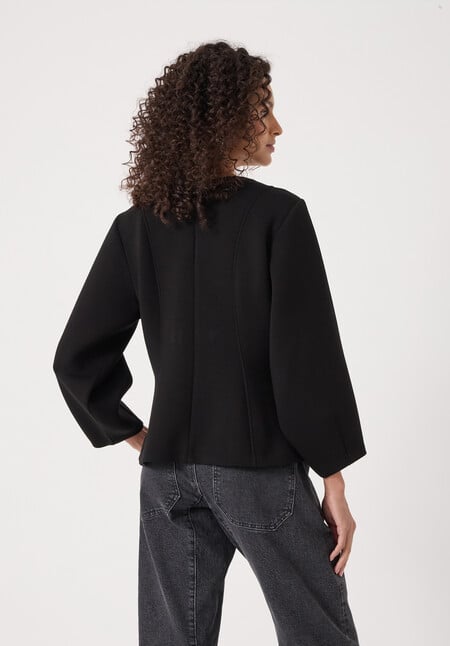 Seam Detail Smart Jersey Top