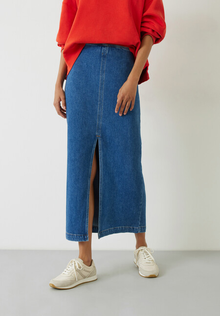 Rachel Denim Maxi Skirt