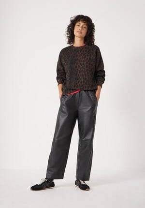 Leopard Print Sweatshirt