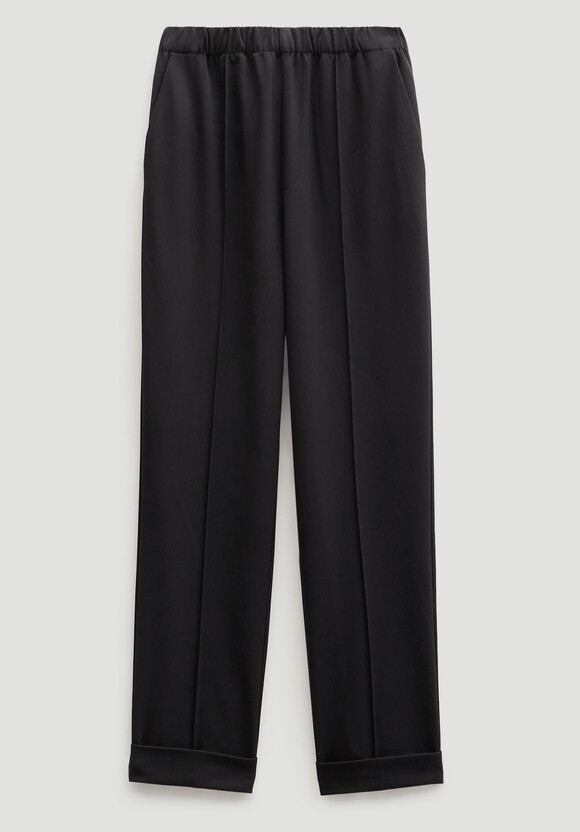Slim Pull On Suit Trousers