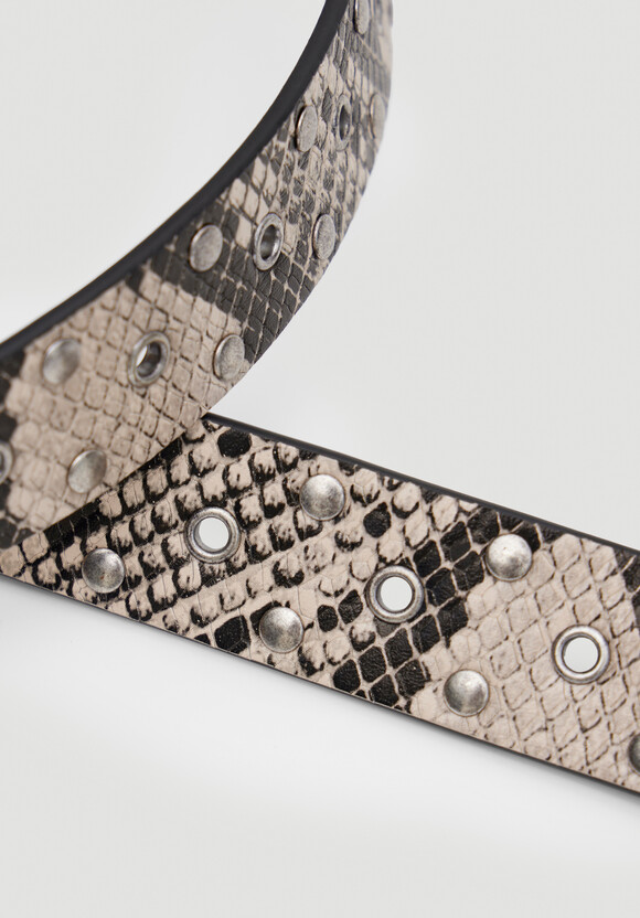 Eyelet Leather Belt