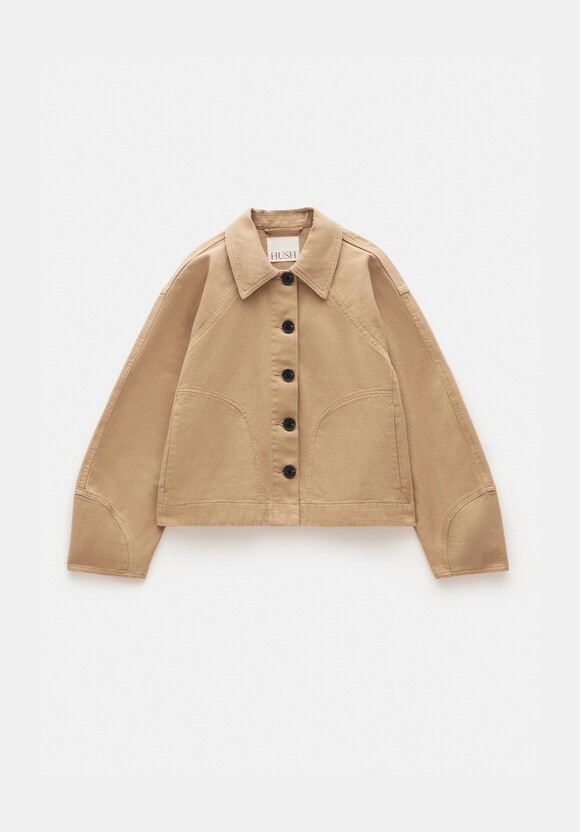 Barrel Sleeve Swing Jacket