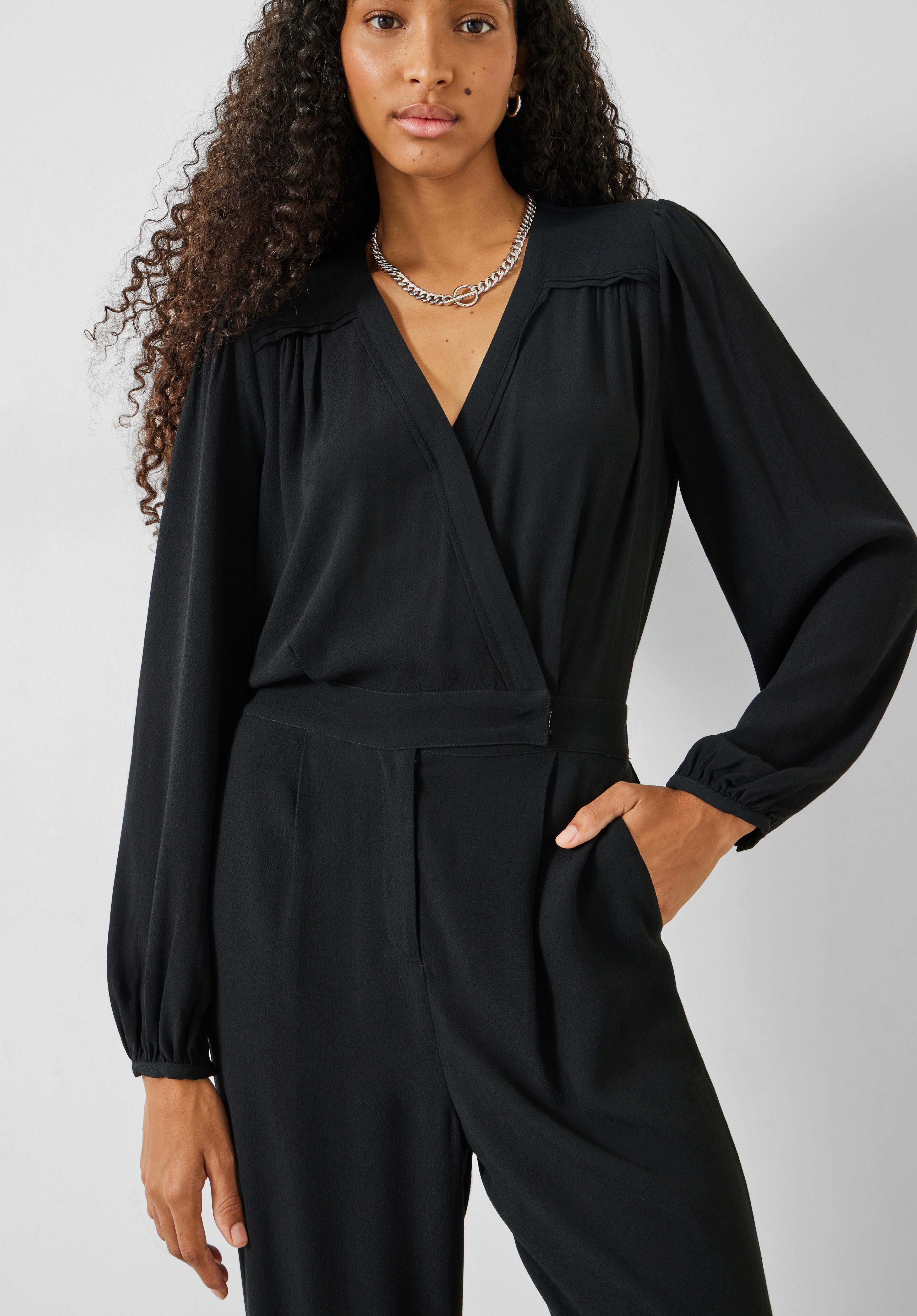 Ottilie Wrap Jumpsuit Black hush