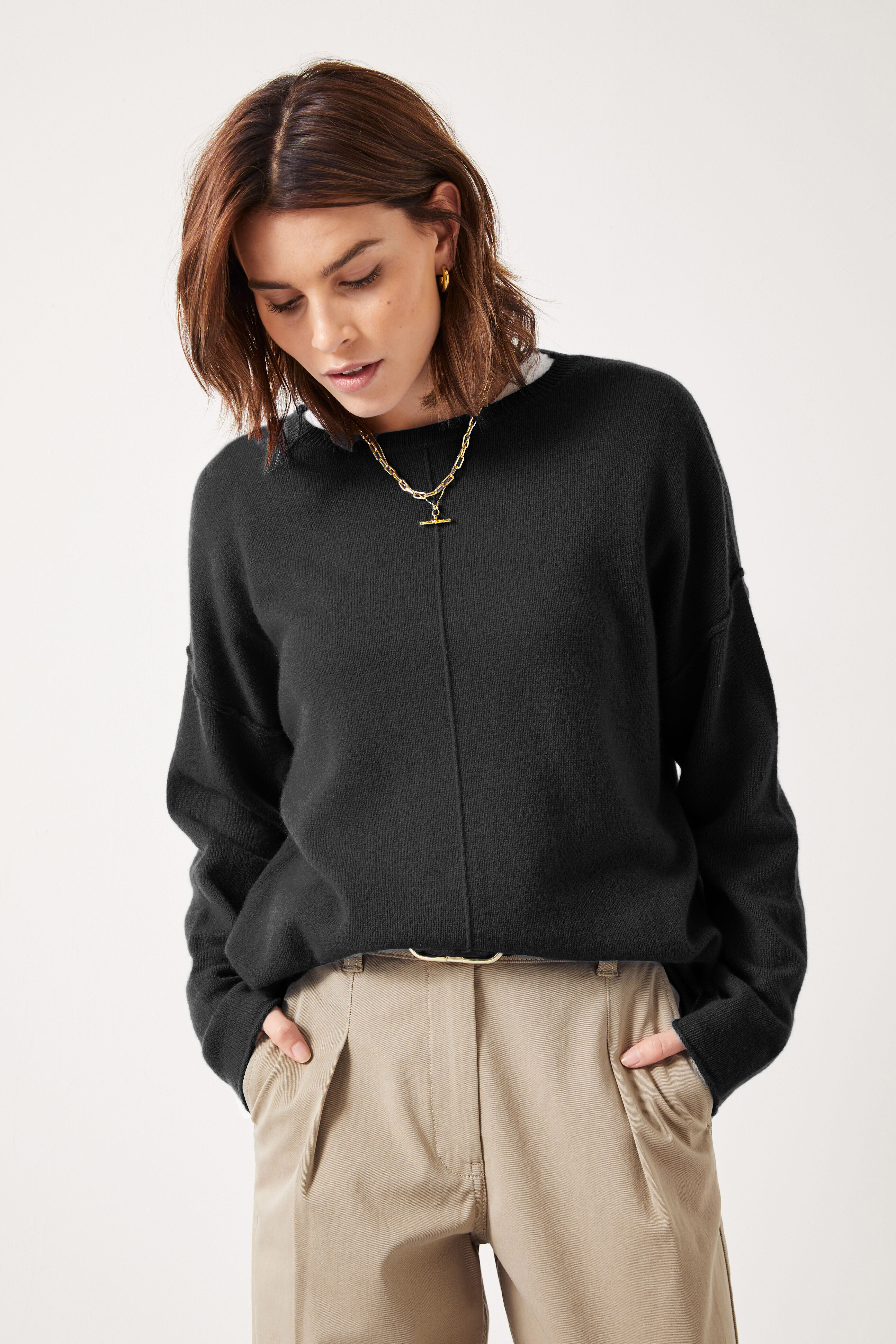 Saphira Cashmere Jumper Black hush