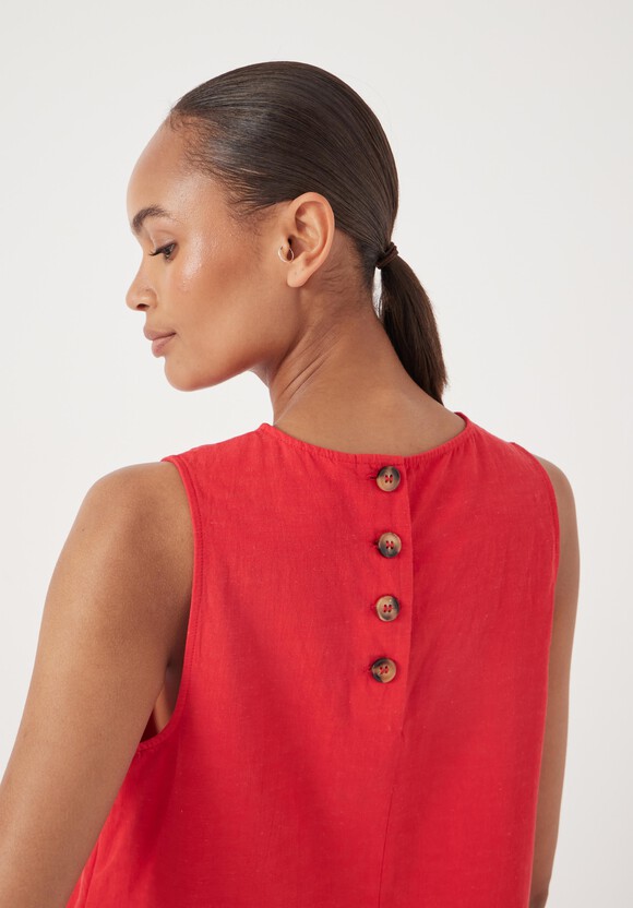 Vera Linen Blend Shell Top
