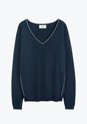 Danae Metallic Trim Jumper