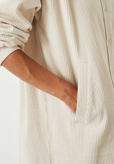 Alanna Cord Shirt Dress
