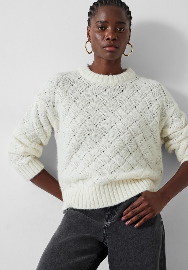 Emmy Lattice Knit Jumper
