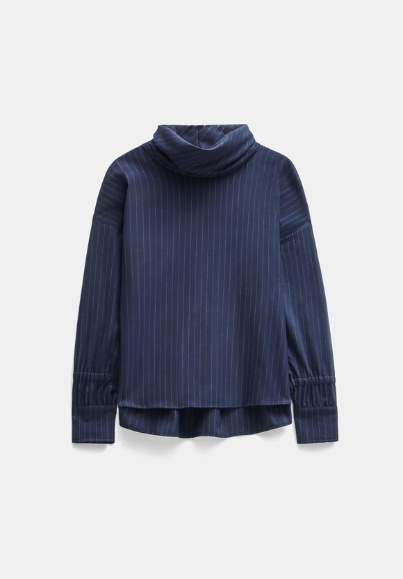 Pinstripe Wool Blend Top
