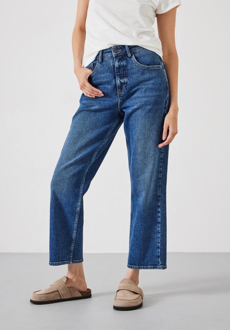 Nina Straight Crop Jeans