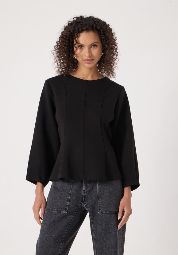 Seam Detail Smart Jersey Top Seam Detail Smart Jersey Top