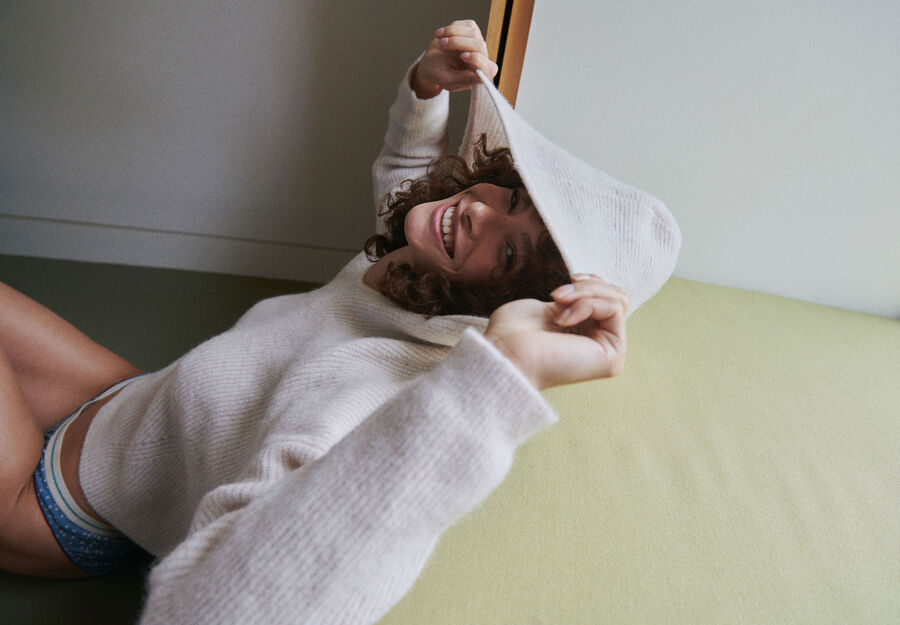 Soft Knitted Hoodie
