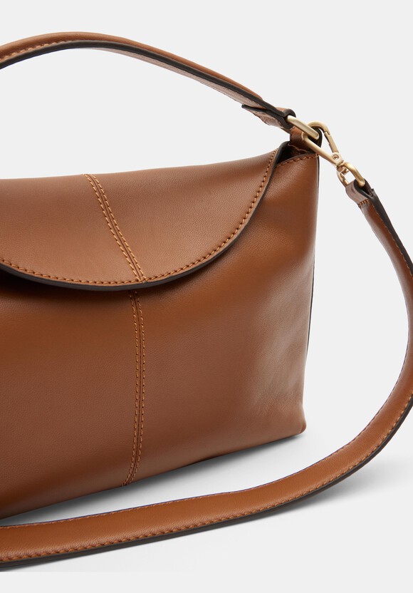 Stevie Leather Crossbody Bag