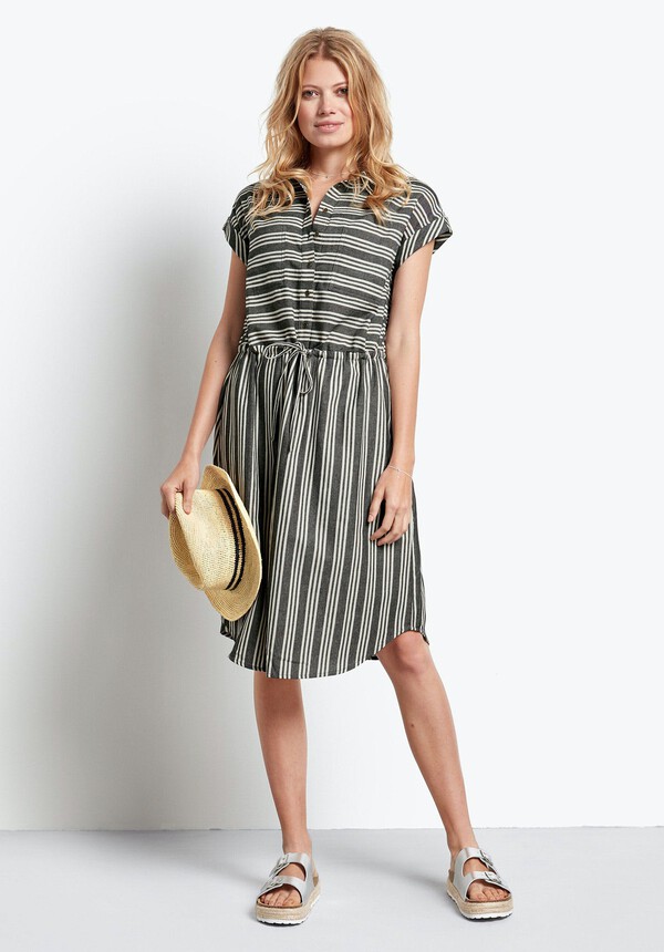 Striped Shirt Dress