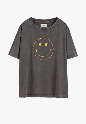 Star Smiley Oversized T-Shirt