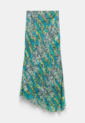 Hallie Printed Midi Skirt