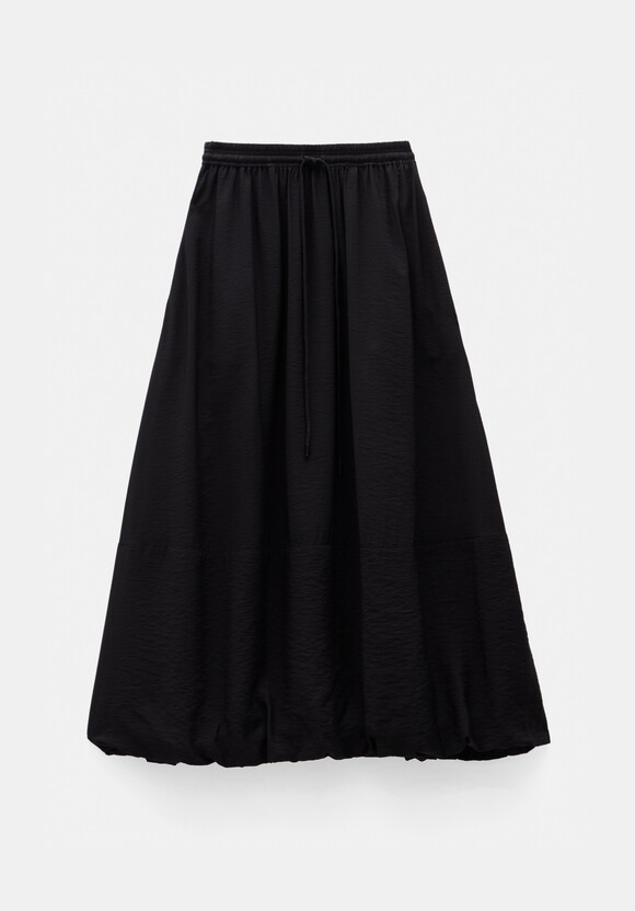 Air Flow Balloon Midi Skirt