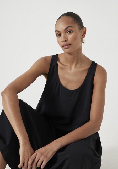 Liddie Air Flow Barrel Tank Dress