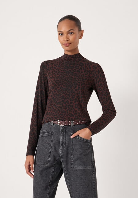 Printed Long Sleeve Top