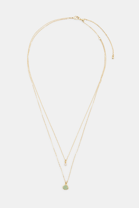 Amelie Semi Precious Teardrop Necklace