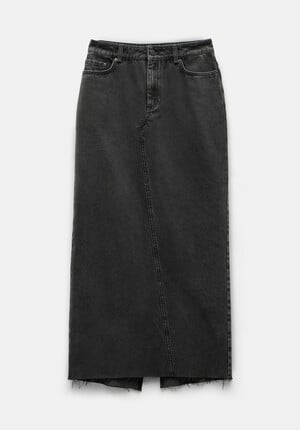 Rylie Denim Maxi Skirt