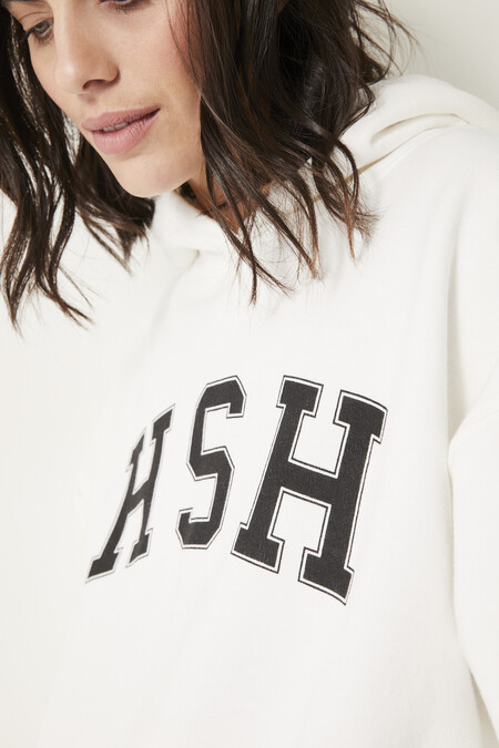 Graphic Cropped Hoodie