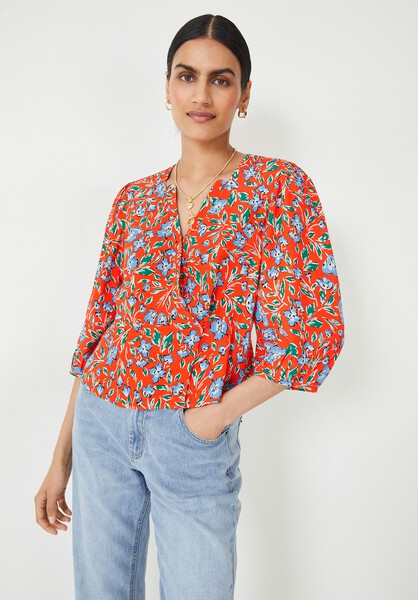 Ciara Wrap Blouse