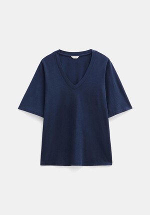 Reece V Neck Drapey T-Shirt