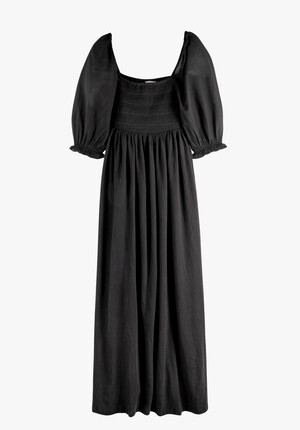Puff Sleeve Jersey Dress