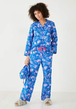 Isla Printed Cotton Pyjama Set