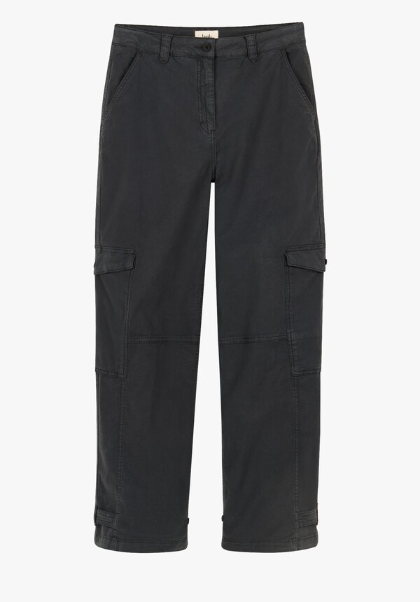 Ace Cargo Trousers | Washed Black | hush