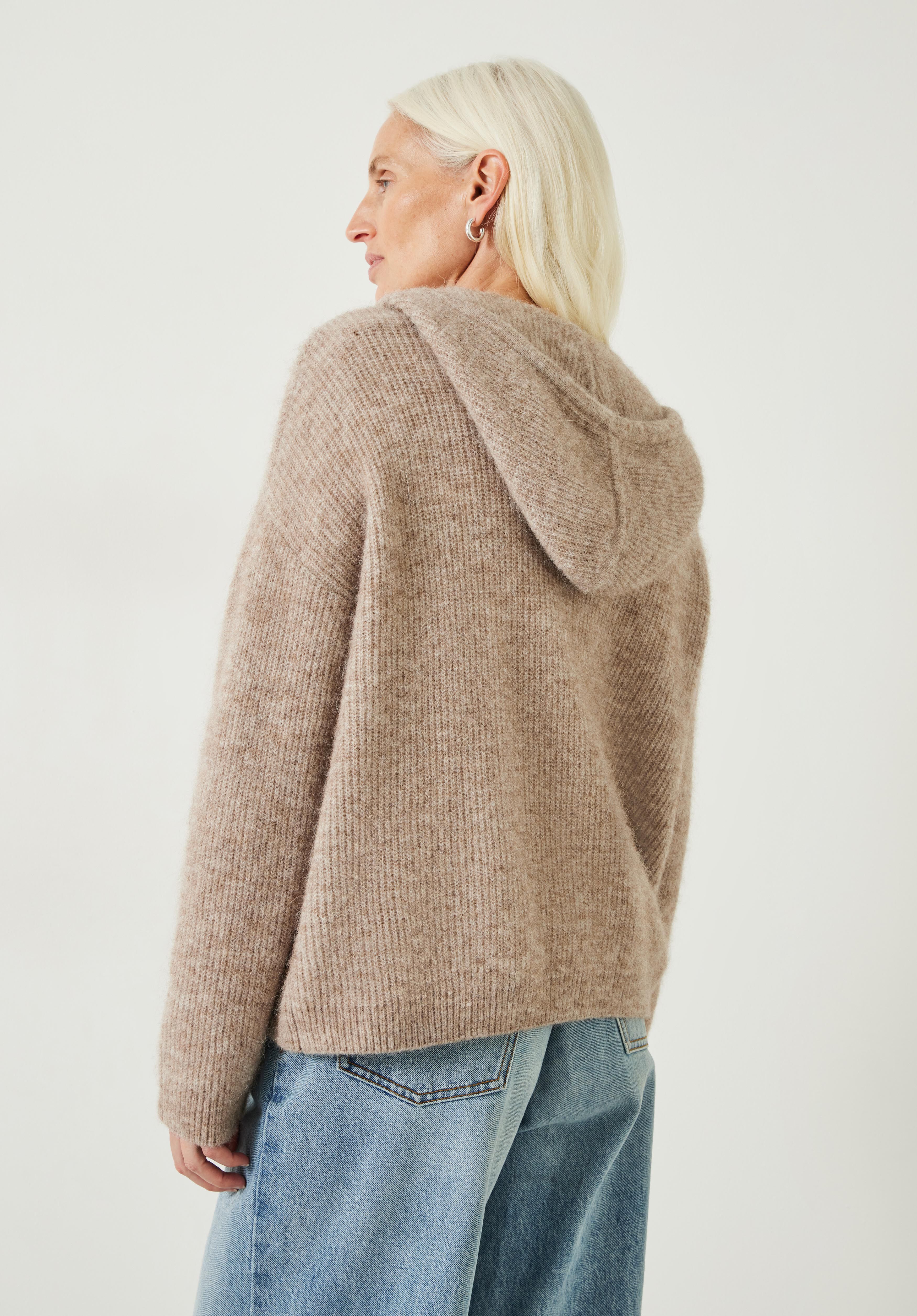 Wool blend hoodie on sale