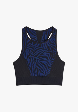 Perrie Seamless Zebra Sports Bra