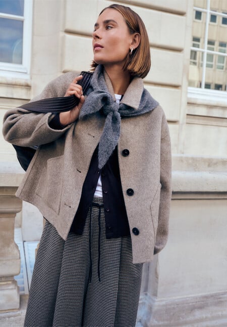 Pure Wool Double Faced Jacket
