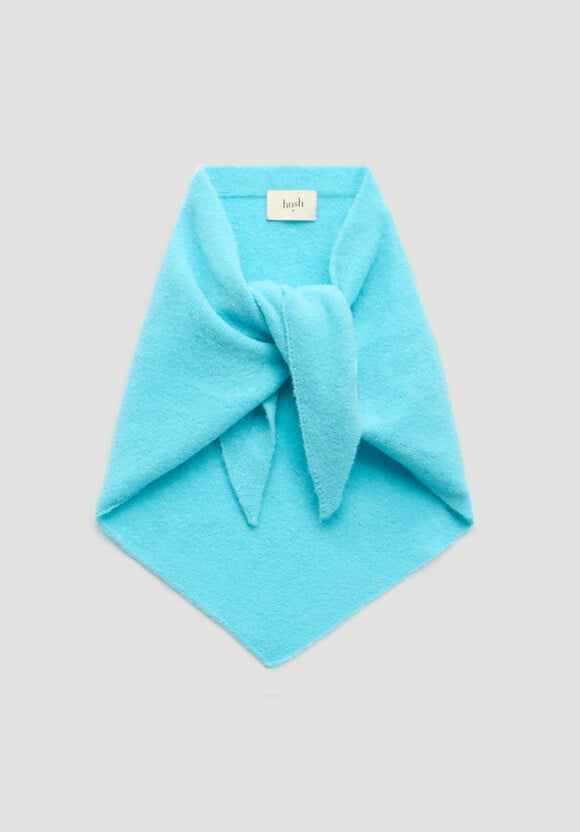 Wool Blend Triangle Scarf